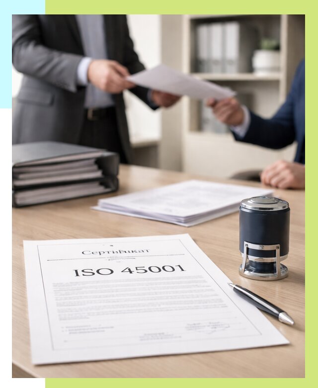 Сертификат ISO 45001 в Инте под ключ от 45639 р. | Сертэкс